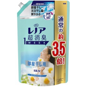 P&G レノア 超消臭1week 部屋干し用 花とおひさまの香り つめかえ用 超特大 1390ml 1個