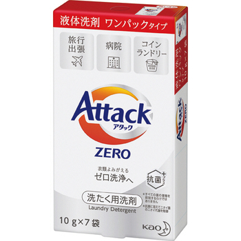 花王 アタックZERO ワンパック (10g×7袋) 1箱