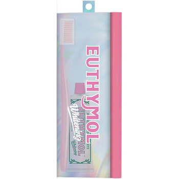 銀座ステファニー化粧品 ユーシモール ホワイトピンク トラベルセット (歯みがき20g+歯ブラシ) 1パック