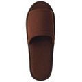 TANOSEE ソフトニットスリッパ 大人用 ブラウン 1セット(200足:5足×40パック)