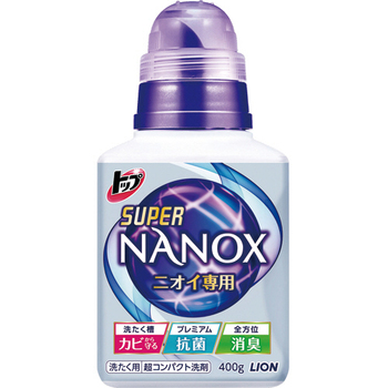 ライオン トップ スーパーNANOX ニオイ専用 本体 400g 1本