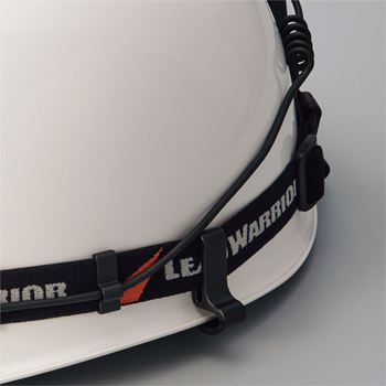 オーム電機 LED防水ヘッドライト LEAD WARRIOR ヘルメットホルダー付 260lm LC-SY332-K 1個