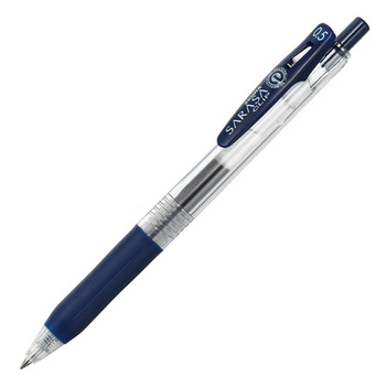 ゼブラ ジェルボールペン サラサクリップ 0.5mm ブルーブラック JJ15-FB 1セット(10本)
