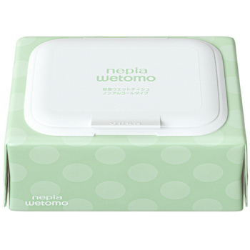 王子ネピア ネピア wetomo 除菌ウエットティシュ ノンアルコールタイプ 1パック(50枚)