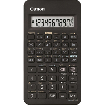 キヤノン 関数電卓 F-605G 仮数10桁、指数2桁 関数機能(154種類)、ハードカバー付 0891C003 1台