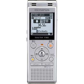 オリンパス ICレコーダー Voice-Trek 4GB シルバー V-862 SLV 1台