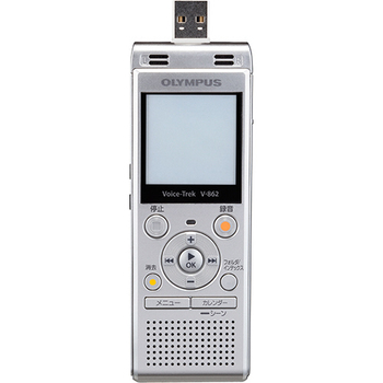 オリンパス ICレコーダー Voice-Trek 4GB シルバー V-862 SLV 1台