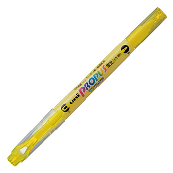 三菱鉛筆 蛍光ペン プロパス・ウインドウ 黄 PUS102T.2 1本