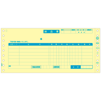 ヒサゴ 納品書(受領付) 10×4_1/2インチ 3P GB65 1箱(250組)
