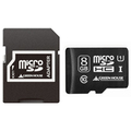 グリーンハウス microSDHCカード 8GB UHS-I Class10 防水仕様 SDHC変換アダプタ付 GH-SDMRHC8GU 1枚