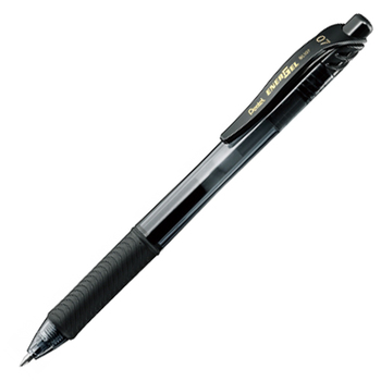 ぺんてる ゲルインクボールペン エナージェル・エックス 0.7mm 黒 BL107-A 1セット(10本)