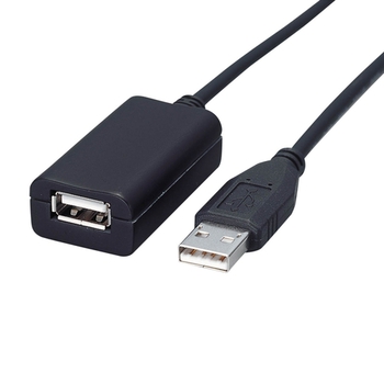 エレコム USB2.0準拠延長ケーブル (A)オス-(A)メス ブラック 5.0m USB2-EXA50 1本