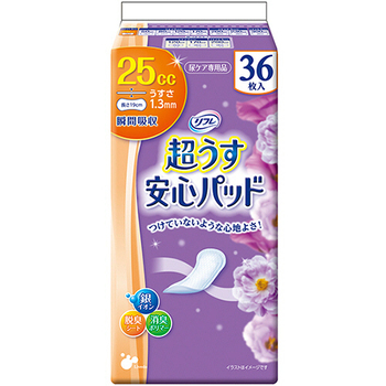 リブドゥコーポレーション リフレ 超うす安心パッド 少量用 25cc 1セット(648枚:36枚×18パック)