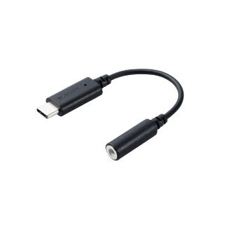 エレコム USB Type-C to 3.5mm 音声変換ケーブル(DAC搭載) ブラック MPA-C35DBK 1本