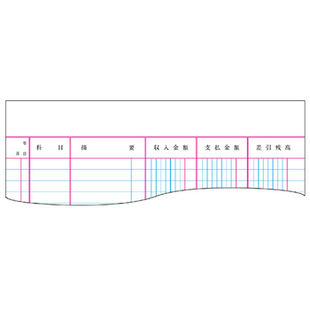コクヨ ノート式帳簿 金銭出納帳(科目入) B5 30行 50枚 チ-15 1冊