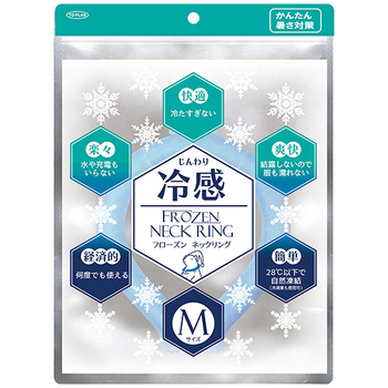 東京企画販売 冷感ネックリング Mサイズ 28℃ 1個
