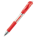 TANOSEE ノック式ゲルインクボールペン 0.5mm 赤 1本