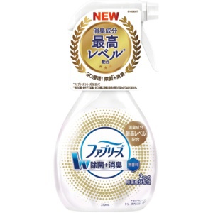 P&G ファブリーズ ダブル除菌 消臭成分プラス 無香料 本体 370ml 1本