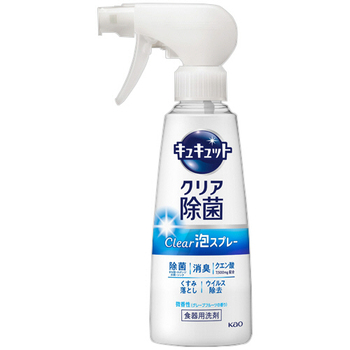 花王 キュキュット クリア除菌Clear泡スプレー 微香性 本体 300ml 1本