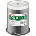 バッファロー DVD-R PCデータ用 4.7GB 16倍速 ホワイトワイドプリンタブル スピンドルタイプ 100枚+5枚 RO-DR47D-105PWZ 1パ