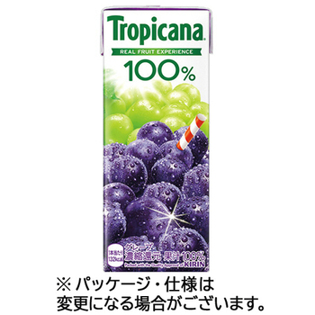 キリンビバレッジ トロピカーナ 100%ジュース グレープ 250mL 紙パック 1ケース(24本)