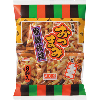 天乃屋 大入 おつまみ歌舞伎揚 18g/袋 1パック(8袋)