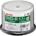 バッファロー DVD-R PCデータ用 4.7GB 16倍速 ホワイトワイドプリンタブル スピンドルタイプ 50枚+5枚 RO-DR47D-055PWZ 1パッ