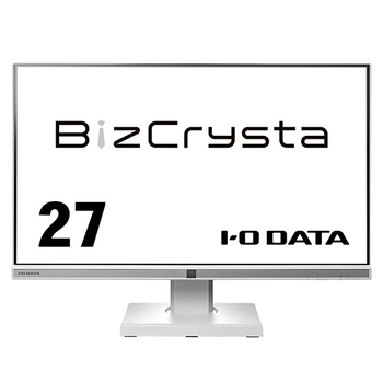 アイオーデータ BizCrysta Type-C搭載&フリースタイルスタンド 27型ワイド液晶ディスプレイ ホワイト 5年保証 LCD-BCQ271DW-F 1