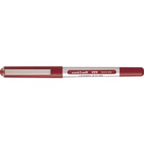 三菱鉛筆 水性ボールペン ユニボール アイ 0.5mm 赤 UB150.15 1セット(10本)