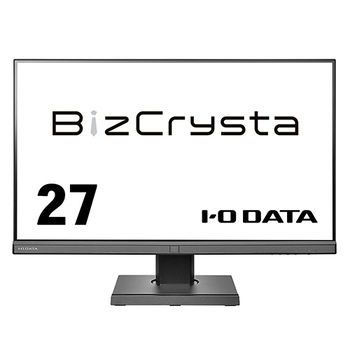 アイオーデータ BizCrysta Type-C搭載&フリースタイルスタンド 27型ワイド液晶ディスプレイ ブラック 5年保証 LCD-BCQ271DB-F 1