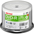 バッファロー DVD-R 録画用 120分 16倍速 ホワイトワイドプリンタブル スピンドルタイプ 50枚+5枚 RO-DR47V-055PWZ 1パック