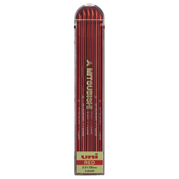 三菱鉛筆 ユニホルダー替芯 2.0mm 赤 ULN.15 1セット(60本:6本×10個)