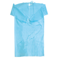オオサキメディカル オオサキ アイソレーションガウン ゴム袖 ブルー 51057 1パック(10枚)
