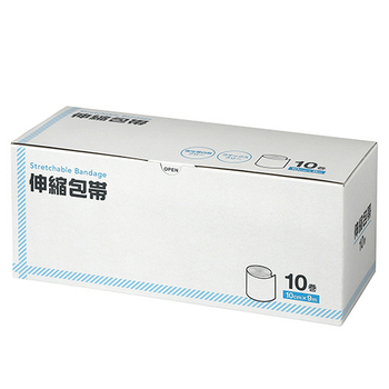 伊藤忠リーテイルリンク 伸縮包帯 10cm×9m SBH-003 1箱(10巻)
