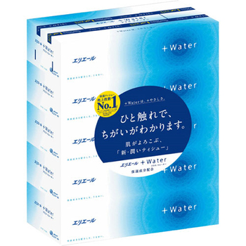 大王製紙 エリエール+Water 180組/箱 1パック(5箱)