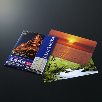 コクヨ インクジェットプリンタ用紙 写真用紙 印画紙原紙 高光沢・厚手 A4 KJ-D11A4-20 1冊(20枚)