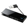 サンワサプライ USB2.0ハブ 4ポート ブラック USB-2H406BK 1個