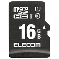 エレコム ドラレコ/カーナビ向け 車載用microSDHCメモリカード 16GB MF-CAMR016GU11A 1枚