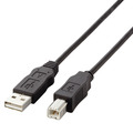 TANOSEE エレコム 簡易包装USBケーブル (A)オス-(B)オス ブラック 3.0m 1本