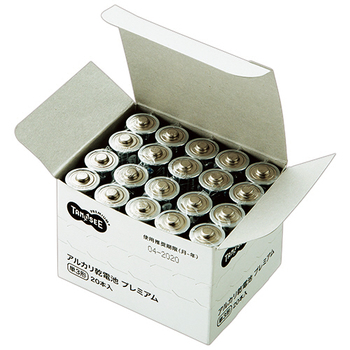 TANOSEE アルカリ乾電池 プレミアム 単3形 1セット(60本:20本×3箱)