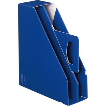 コクヨ ファイルボックス<KaTaSu>取っ手付き・スタンドタイプ ブルー フ-KES470NB 1冊