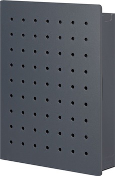 キングジム マグネットで貼れる収納ボックス ハルペギー Mサイズ グレー PGH200-GY 1個
