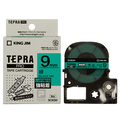 キングジム テプラ PRO テープカートリッジ 強粘着 9mm 緑/黒文字 SC9GW 1個