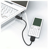 エレコム 携帯電話用USBデータ転送・充電ケーブル 3G FOMA・SoftBank対応 0.2m MPA-BTCFUSB/BK 1本