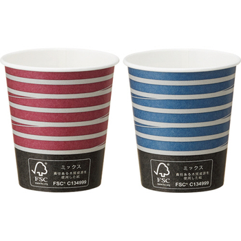 TANOSEE 紙コップ TSUMUGI(ツムギ) 205mL(7オンス) 1セット(2400個:80個×30パック)