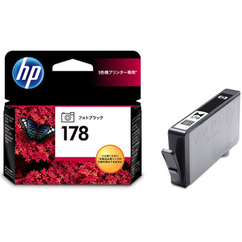 HP HP178 インクカートリッジ フォトブラック CB317HJ 1個