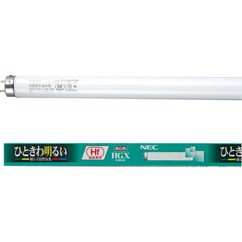 ホタルクス(NEC) Hf蛍光ランプ ライフルックHGX 32W形 3波長形 昼白色 業務用パック FHF32EX-N-HX 1パック(25本)
