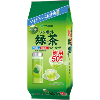 伊藤園 ワンポット 抹茶入り緑茶ティーバッグ 3.0g 1パック(50バッグ)