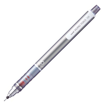 三菱鉛筆 シャープペンシル クルトガ スタンダードモデル 0.5mm (軸色:シルバー) M54501P.26 1本