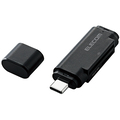 エレコム USB Type-Cメモリリーダライタ(スティックタイプ) ブラック MR3C-D011BK 1個